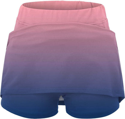 SHAOBGE Athletic Yoga Culottes for Women Solid Color Elastic Shorts Summer Lightweight High Waist Skinny Joggers Skirt 2024