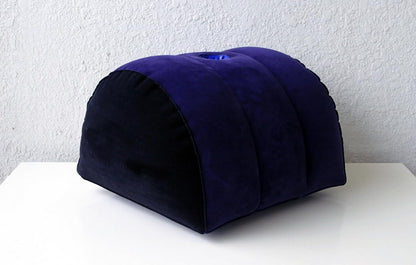 Inflatable Rocking Pillow, Bed Wedges & Body Positioners Pillow, Body Position Cushion, Surface Flocking for Sleeping Traveling Yoga (Breads Shape)