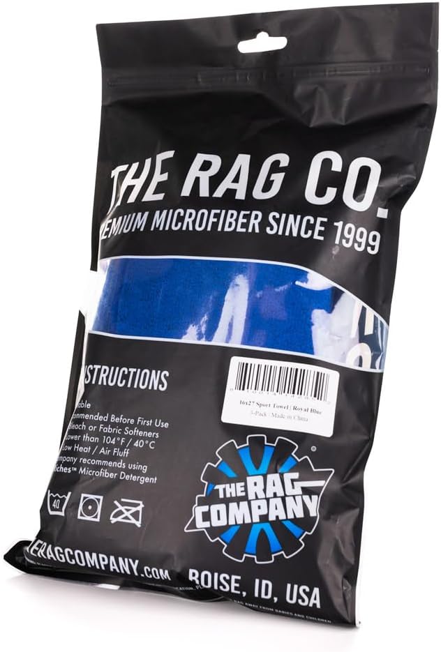The Rag Company - Sport & Workout Towel - Gym, Exercise, Fitness, Spa, Ultra Soft, Super Absorbent, Fast Drying Premium Microfiber, 320gsm, 16in x 27in, Lavender - Pack of 3