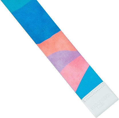yogadesignlab | The Yoga Strap | Luxurious, Extra Long, Super Soft, Eco Printed | Studio Quality, Adjustable | Safely Stretch Further and Hold Longer | 8 ft Long