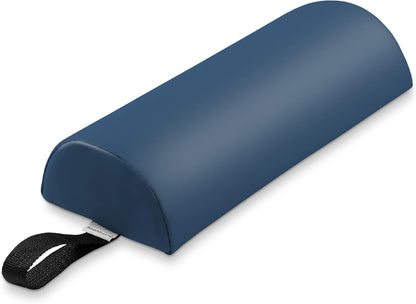 Saloniture Half Round Neck Massage Table Bolster Pillow Pad - 13 x 6 x 3 Inch - Black