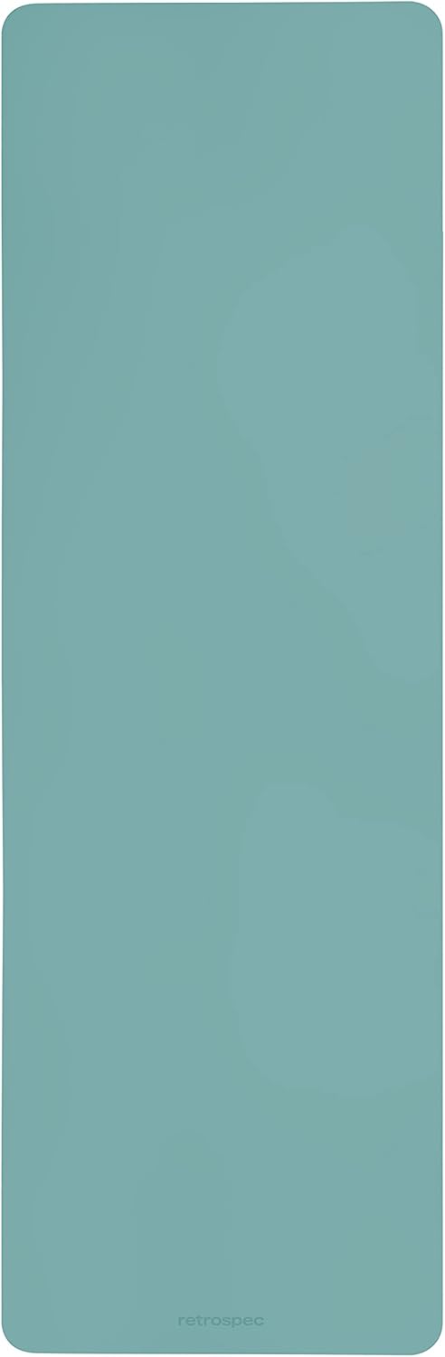Retrospec Laguna 5mm Yoga Mat - Fitness Mat for Women, Men & Children, Slip-Resistant and Moisture Absorbing Exercise Mat for Home, Pilates, Yoga and Floor Workouts