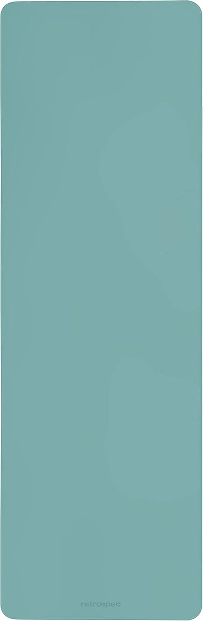 Retrospec Laguna 5mm Yoga Mat - Fitness Mat for Women, Men & Children, Slip-Resistant and Moisture Absorbing Exercise Mat for Home, Pilates, Yoga and Floor Workouts