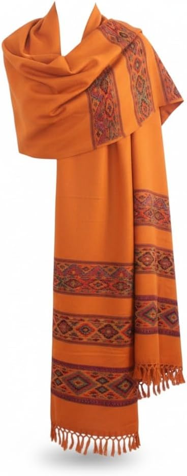 Handloom Wool Meditation Shawl, Oversized Wrap Throw, Gift for Men and Women