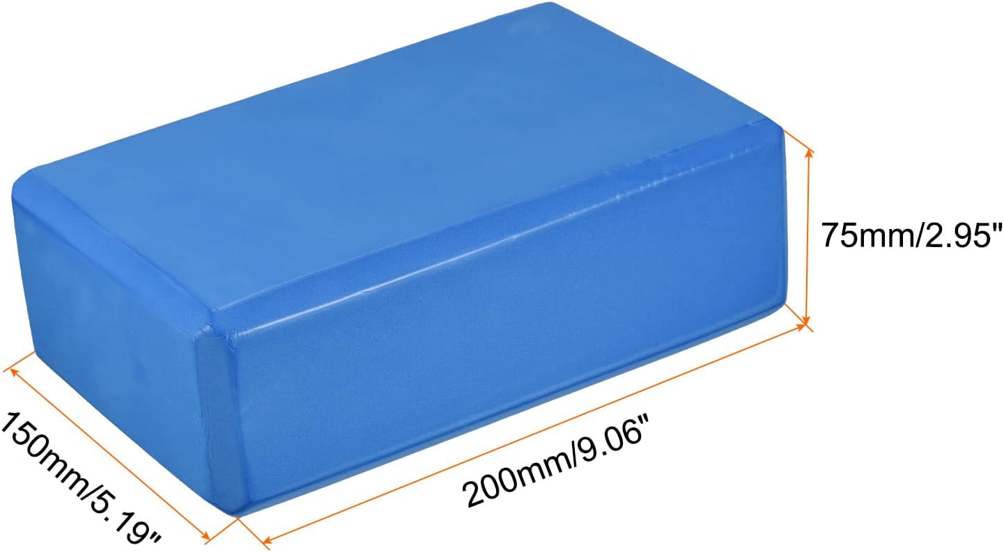 uxcell Yoga Block-Light Weight High-Density EVA Foam Brick for Beginners, Yogis, Pilates, Meditation