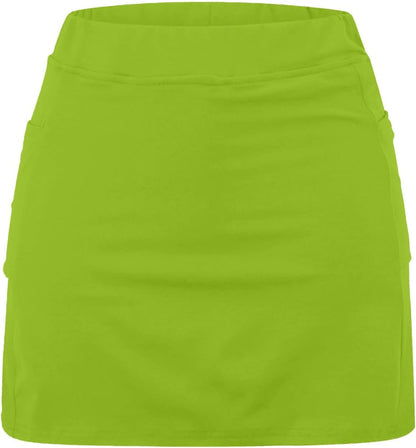 SHAOBGE Athletic Yoga Culottes for Women Solid Color Elastic Shorts Summer Lightweight High Waist Skinny Joggers Skirt 2024