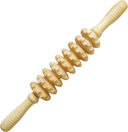 Wood Therapy Massage Tools Manual Massage Roller Stick for Body Sculpting, Maderoterapia Kit- Cellulite Massager for Muscle Pain Relief, Fascia, Cellulite