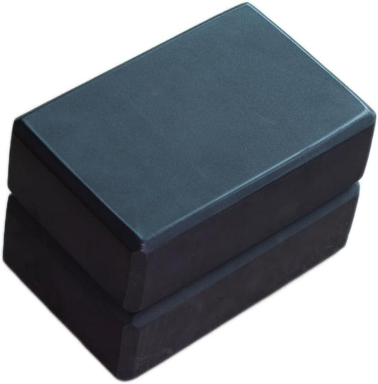 Yoga Block High Density EVA Foam Blocks 2 Packs 9"x6"x3" Each, Supportive, Lightweight with Beveled Edges for Yoga, Pilates, and Meditation