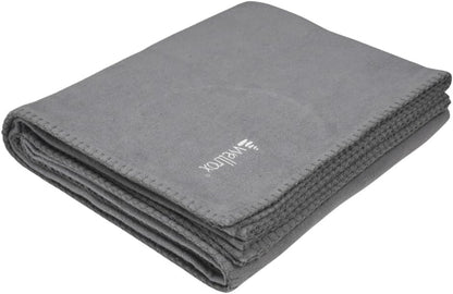 Wellrox Yoga Blanket 100% Indian Cotton - Perfect for Restorative Yoga, Shavasana, and Meditation (GREEN)
