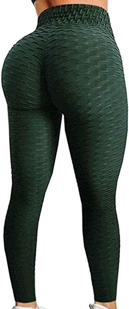 JGS1996 Butt Lifting Leggings for Women Tummy Control Workout Yoga Pants High Waisted Scrunch Booty Gym Tights