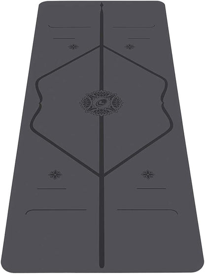 Liforme Special Yoga Mat – Free Yoga Bag Included - Patented Alignment System, Warrior-like Grip, Non-slip, Eco-friendly, Sweat-Resistant, Long, Wide, 4.2mm thick mat for comfort