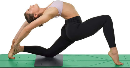 Liforme Yoga Pad - Patented Alignment System, Warrior-like Grip, Non-slip, Eco-friendly, 4.2mm Thick Pad for Knee, Elbow and Hand Support