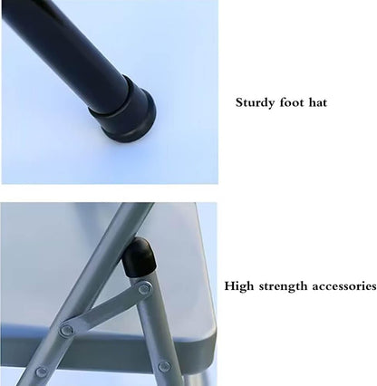 Iyengar Yoga Chair - Backless Chair for Yoga Practice-Metal Yoga Assist Chair for Deepening Yoga Practice,seat Height 45cm