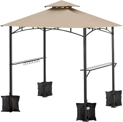 Ontheway Sand Bags for Canopy Tent, Heavy Duty Weights Sandbags, 4pcs-Pack (Black)