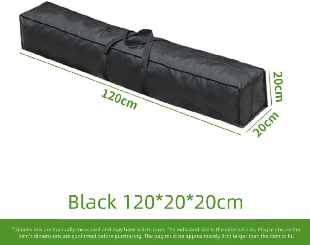 Yoga Storage Bag for Mats, Floor Covers, Photography Lights and Tripods with Foldable Function for Outdoor Convenience (Black, 60 x 15 x 15 cm)