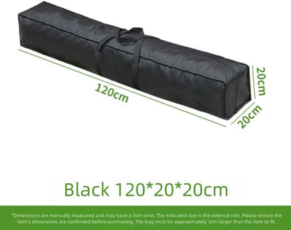 Yoga Storage Bag for Mats, Floor Covers, Photography Lights and Tripods with Foldable Function for Outdoor Convenience (Black, 60 x 15 x 15 cm)