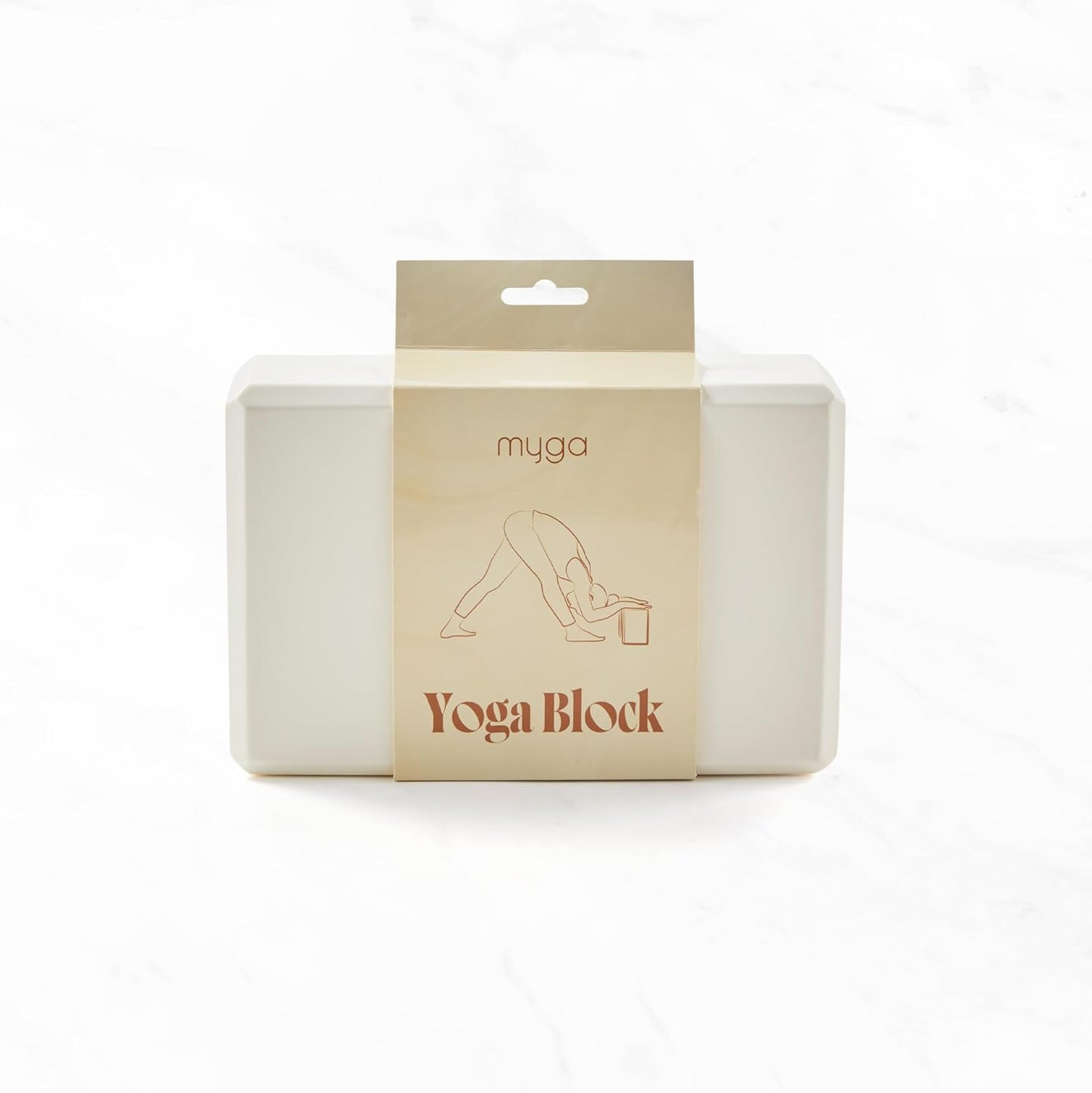 MYGA Yoga Block,Lightweight EVA Foam Yoga Brick,High Density Non-Slip Block for Yoga Poses, Pilates, Balance and Flexibility