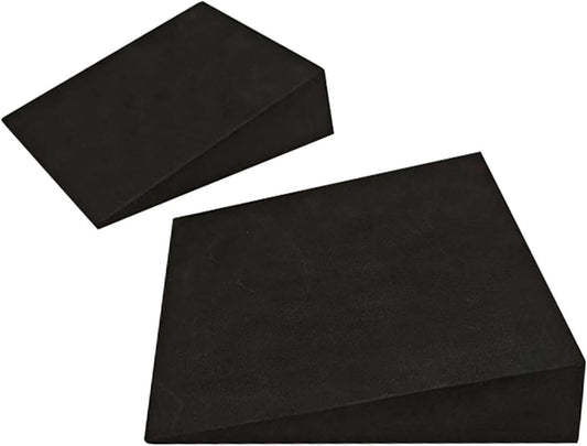 2 Pieces Squat Wedge Block Slant Board Nonslip Heel Elevated Calf Stretch Board Squat Ramp for Strength Yoga Wrist Support