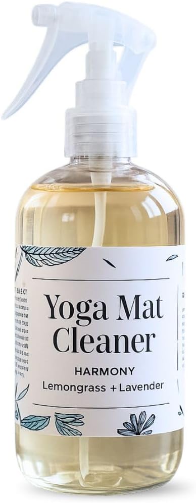Nature Skin Shop Harmony Lemongrass + Lavender Upward Dog Yoga Mat Cleaner Spray - 8.5 Ounces - for Post-Workout Freshness - Non-Toxic & Non-Slip Formula for All Mats
