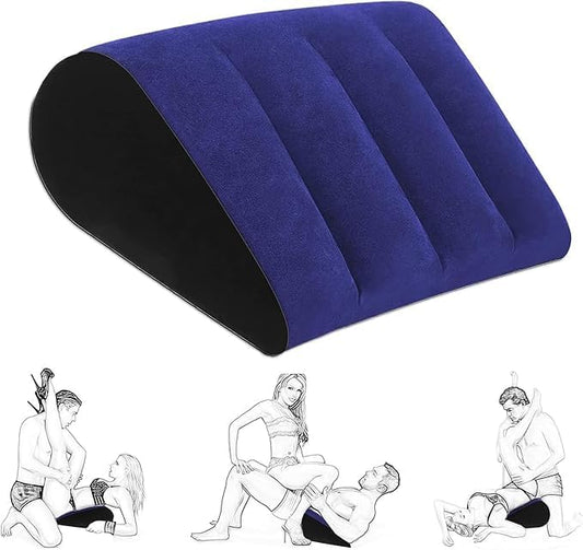 2025 Upgraded Bed Wedge Pillow, Inflatable Pillow for Couples Soft Portable Positioning Triangle Sofa Pillow Body Positioners Cushion Hoodies Yoga HP0Z