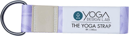 yogadesignlab | The Yoga Strap | Luxurious, Extra Long, Super Soft, Eco Printed | Studio Quality, Adjustable | Safely Stretch Further and Hold Longer | 8 ft Long