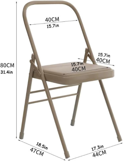 Yoga Chair Metal Yoga Chair Iyengar Yoga Chair Yoga Chair for Yoga Backless Yoga Chair for Flexibility and Strength Training Tool