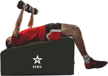 Pilates and Yoga Bench by SEWD – Portable Workout Bench for Full Body Exercise with Handle – Weight Training, AB Workout, Hip Thrust and Glute Training Home Gym Equipment