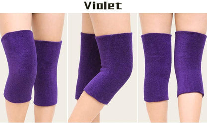 Holiberty Thermal Knee Braces Women Men Elastic Arthritis Knee Compression Sleeve Ski Cycling Leg Warmers Knee Support Pads
