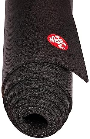 Manduka PROlite Long Yoga Mat 79" - 4.7mm | Lifetime Durability | Hygienic Construction | Teacher Approved | 79 x 24 inches | Black