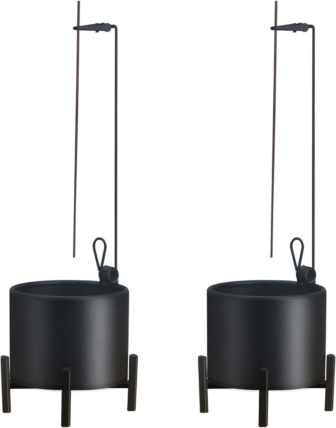 2 Pack Incense Burner, Anti-Ash Flying Metal Incense Holder，Incense Holder for Sticks，with Iron Catcher and Stabilizing Base Four-Legged Base,Perfect for Meditation Yoga, Home Decor