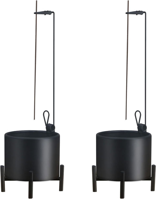 2 Pack Incense Burner, Anti-Ash Flying Metal Incense Holder，Incense Holder for Sticks，with Iron Catcher and Stabilizing Base Four-Legged Base,Perfect for Meditation Yoga, Home Decor