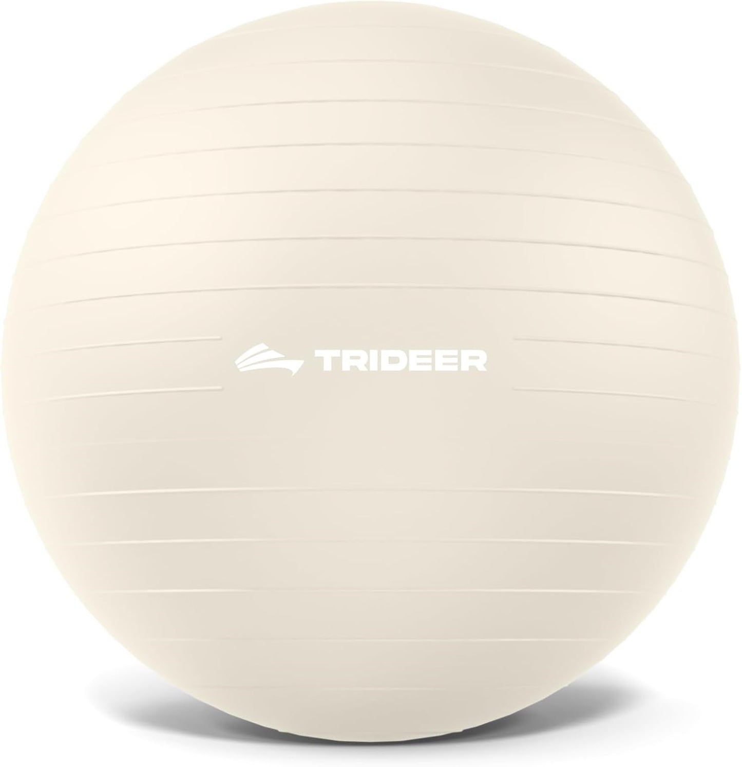 Trideer Exercise Ball for Yoga, Pilates & Fitness – Stability Ball Equipment for Home Gym & Office Chair, Core & Balance Training Accessories, Physical Therapy Equipment, Quick Pump Included, 5 Sizes