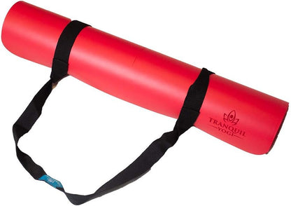 Natural Yoga and Exercise Mat - Excellent Grip and Joint Protection, Includes Carry Strap.