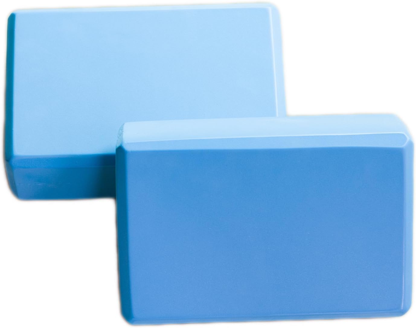 Yoga Block High Density EVA Foam Blocks 2 Packs 9"x6"x3" Each, Supportive, Lightweight with Beveled Edges for Yoga, Pilates, and Meditation