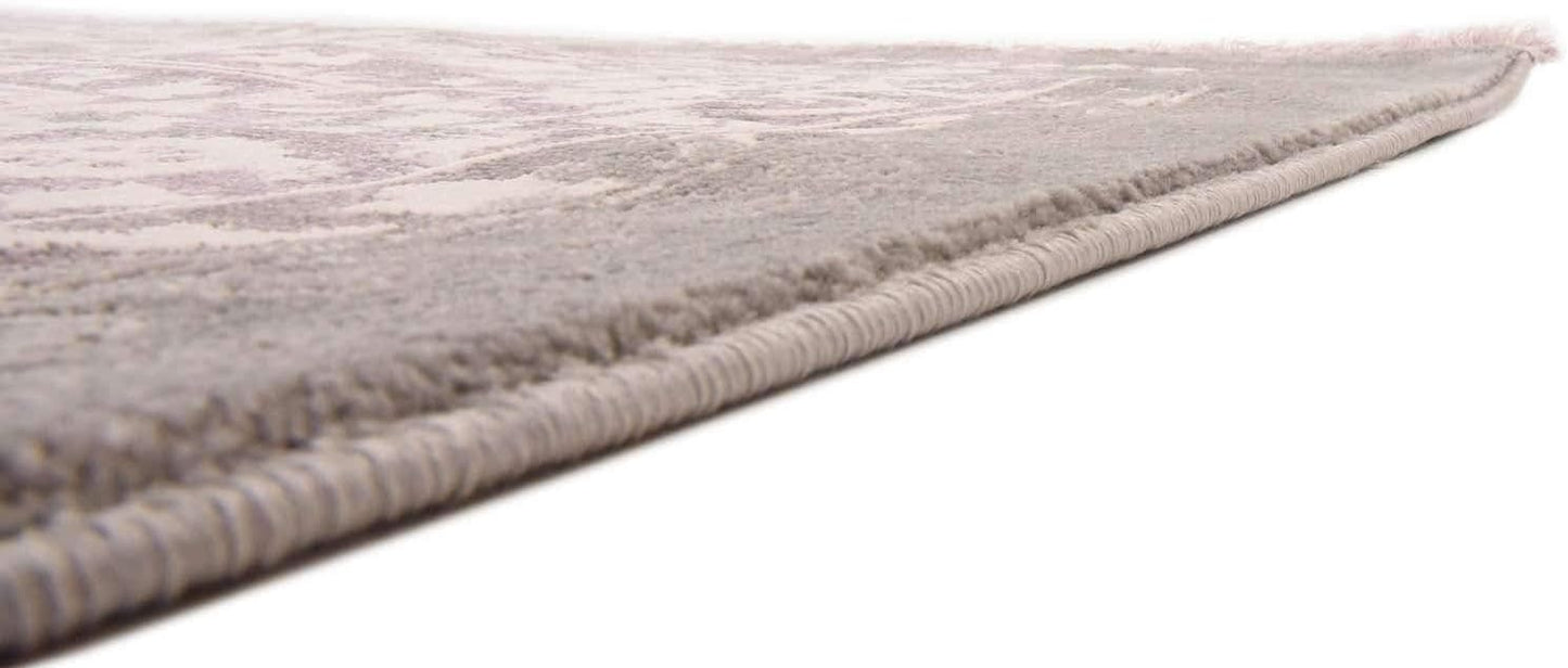 Unique Loom New Classical Collection Area Rug - Olwen (4'Round, Purple/ Gray)