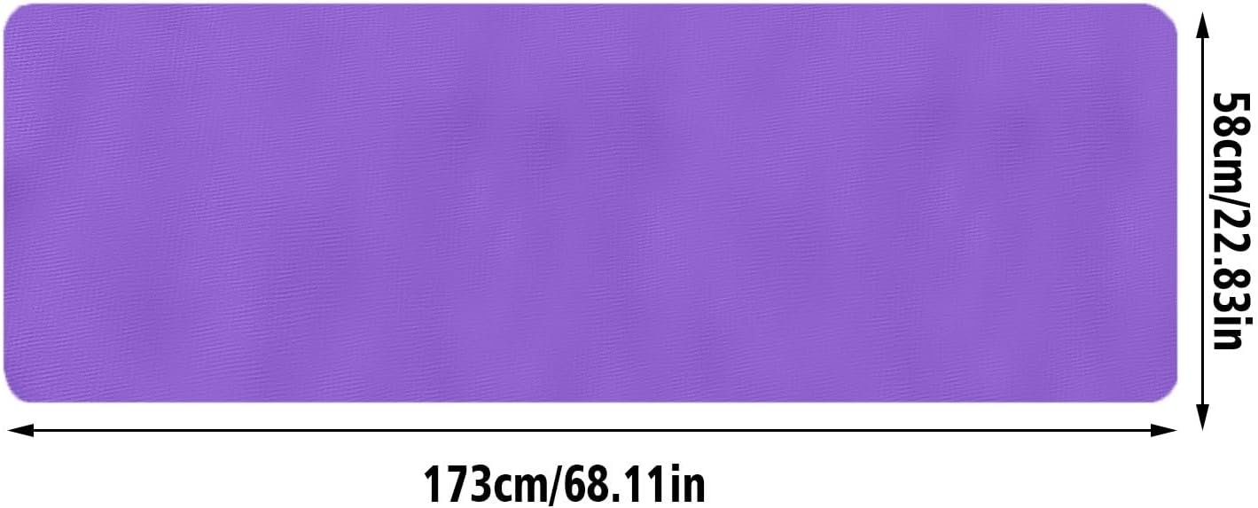 generic Thick Yoga Mat 1/5 Inch Thick Non Slip High Density Anti-Tear Exercise Mat with Carrying Strap Large Yoga Mat for Pilates, Workouts, Fitness, Gym, Floor, Stretching, Home Yoga, Blue