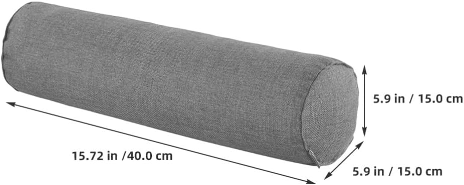 Ipetboom Yoga Bolster Pillow: Rectangular Yoga Bolster Cushion Meditation Cushion Cotton Footrest Pillow Support for Women Lovers Sitting On Floor