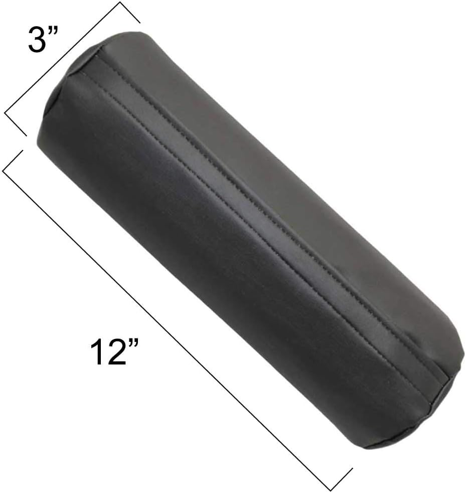 Rehabilitation Advantage Body Positioning Black Cylinder Bolster 8" X 24"