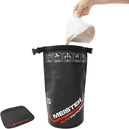 Meister Elite Portable Sand Kettlebell - Soft Sandbag Weight