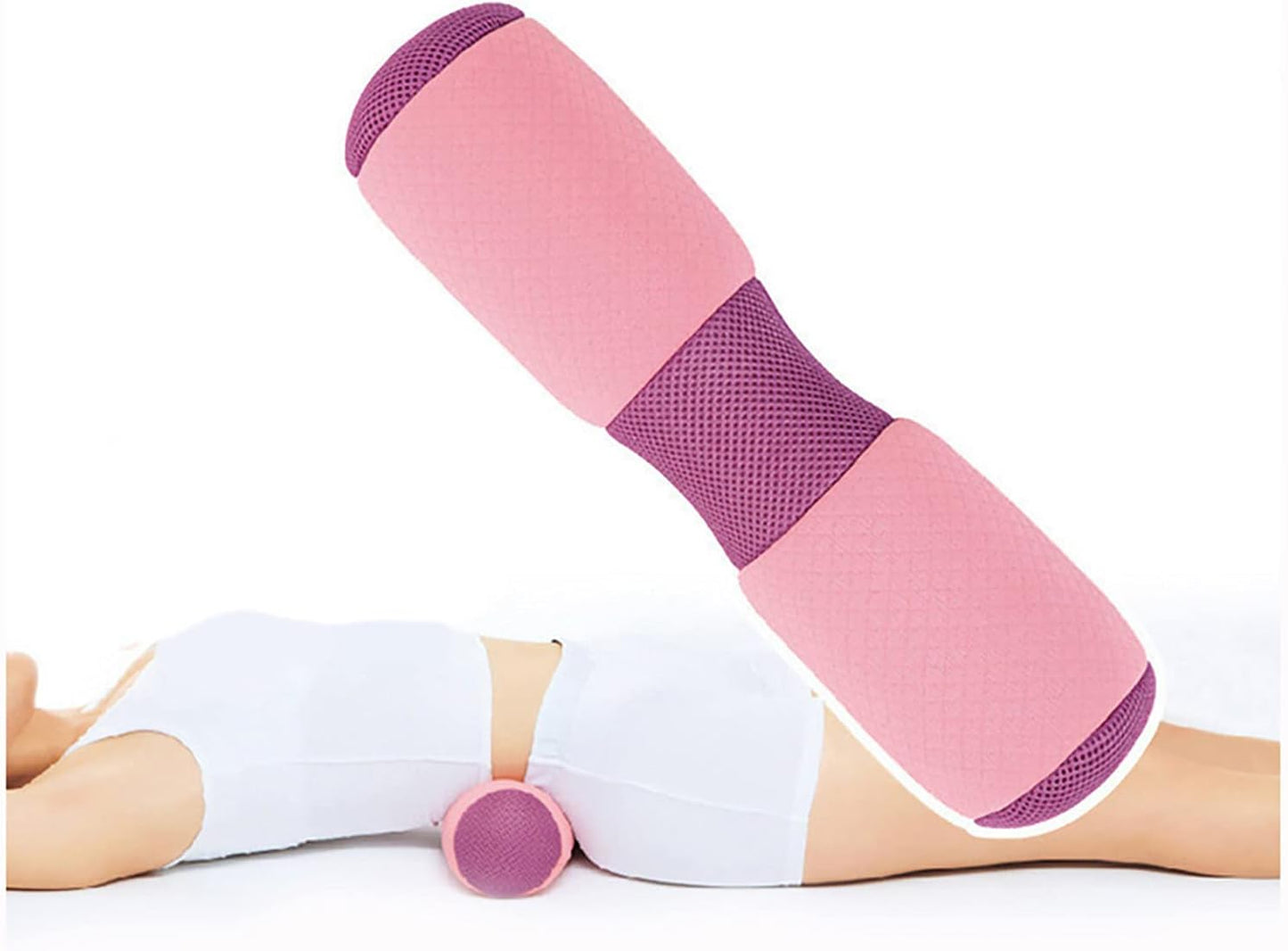 Hapo Yoga Bolster Pillow for The Waist, Hips and Neck & Health Care Slow Rebound Yoga Stick Pillow