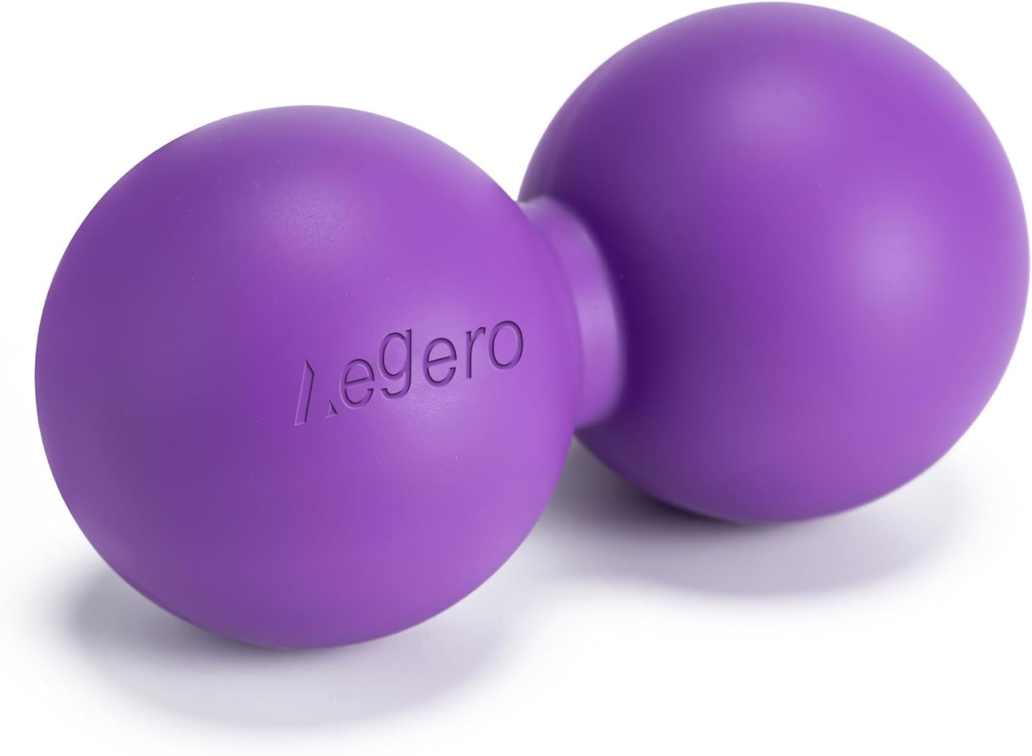 Aegero Peanut Massage Ball-Double Lacrosse Massage Ball, Mobility Ball for Myofascial Release,Yoga Therapy,Trigger Point Therapy,Muscle Knots and Acupoint Massage (Black Firm Ball)