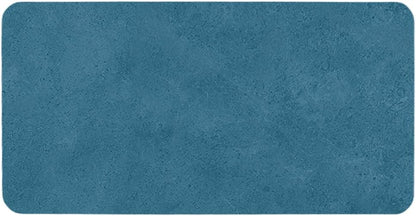 TYUU Bath Mat, Bathroom Rugs Non Slip Washable Thin Absorbent Quick Dry Bath Mat Fits Under Door Bathroom Floor Mat Perfect for Bath, Shower, or Sink 24"x36" Dark Grey