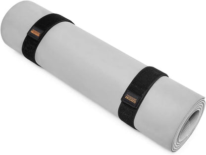 Adjustable Heavy-Duty Yoga Mat Strap - Elastic Bungee Wrap Organizer for Workout, Exercise, and Pilates Mat Storage