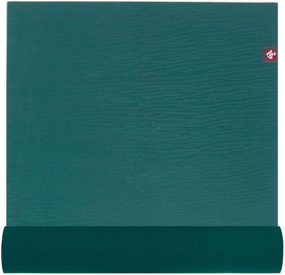 Manduka eKOLite Yoga Mat 71" - 4mm | Natural Rubber | Eco-Friendly | Soft Textured Surface | Natural Next-to-Skin Feel | 71 x 26 inches | Charcoal Grey