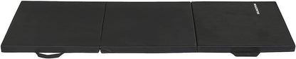 BalanceFrom 6x2 Feet 3-Panel Folding Gymnastics Mat – 2-Inch Thick Pad with Vinyl Surface and Carrying Handles for Tumbling, Yoga, Pilates, Home Workouts, and Martial Arts
