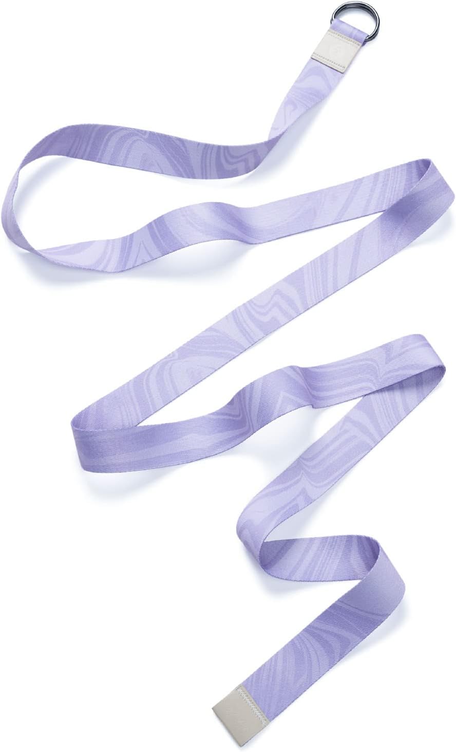 yogadesignlab | The Yoga Strap | Luxurious, Extra Long, Super Soft, Eco Printed | Studio Quality, Adjustable | Safely Stretch Further and Hold Longer | 8 ft Long