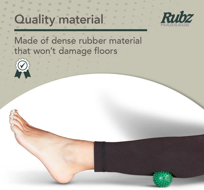 Due North Foot Rubz Hand & Back Massage Ball - Relieve Pain from Plantar Fasciitis, Tight Muscles & Sore Feet - Massage Tool