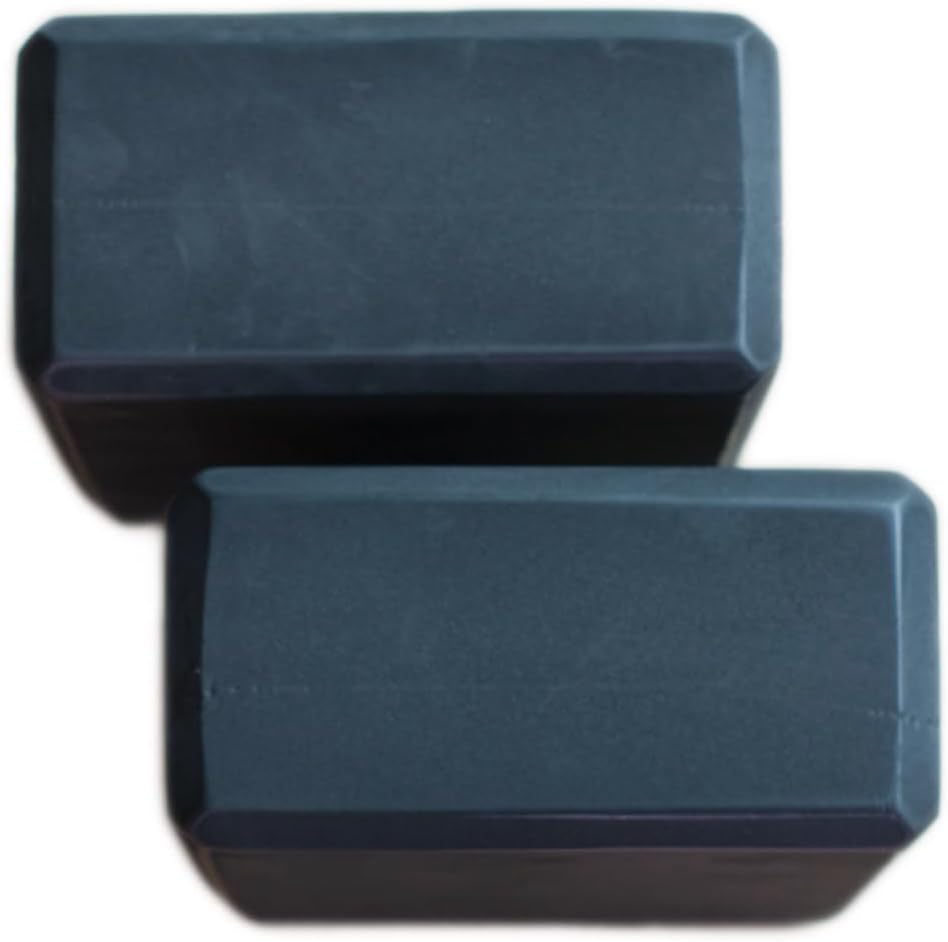 Yoga Block High Density EVA Foam Blocks 2 Packs 9"x6"x3" Each, Supportive, Lightweight with Beveled Edges for Yoga, Pilates, and Meditation