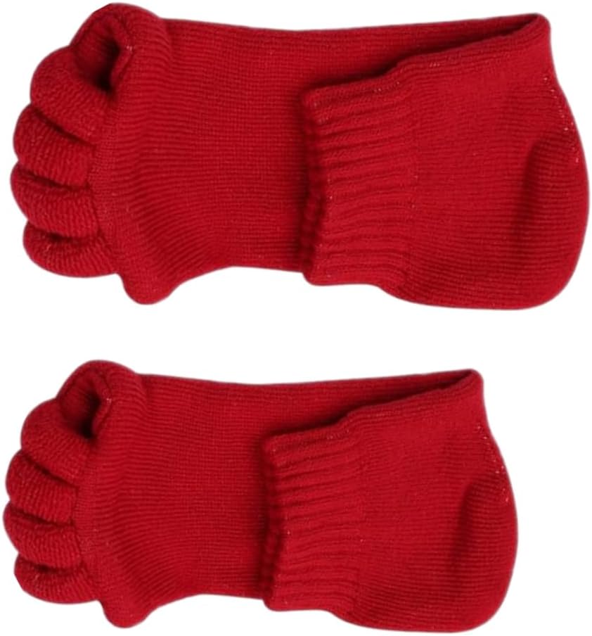 Women Toe Separator Socks Toeless Foot Alignment Socks for Yoga GYM Massage Pain Relief Improves Circulation Stretchy
