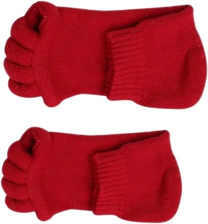 Women Toe Separator Socks Toeless Foot Alignment Socks for Yoga GYM Massage Pain Relief Improves Circulation Stretchy